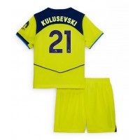 Tottenham Hotspur Dejan Kulusevski #21 Tretí Detský futbalový dres 2025-26 Krátky Rukáv (+ trenírky)